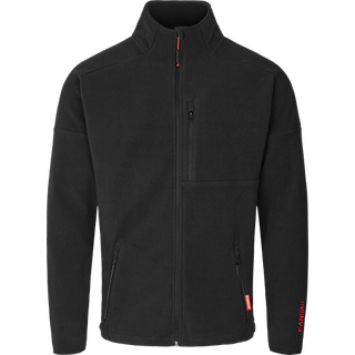 Kansas Evolve Basic Fleecejakke sort Medium