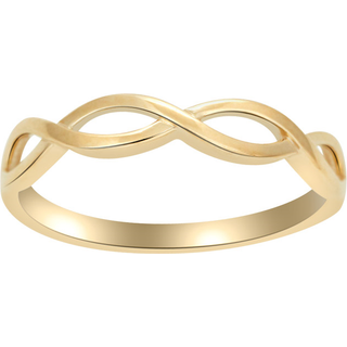 Flettet 8 Karat Guld Ring fra Nordahl Andersen 14216203