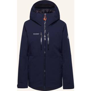 Mammut Women's Stoney Hardshell Thermo Hooded Jacket  Marine, XL