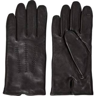BOSS Hainz ME Leather Gloves Brown