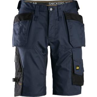 Snickers 6151 allroundwork, stretch shorts med loose fit og hylsterlommer navy/sort 42