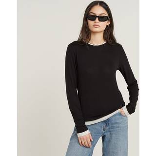 Double Layer Top - Black - Women