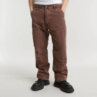 Carpenter 3D Loose Jeans - Brown - Men