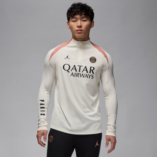 Maskinstrikket Paris Saint-Germain Strike Elite Third Jordan Dri-FIT ADV-fodboldtræningstrøje til mænd - brun