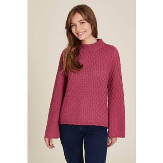 Tranquillo Women's Lockerer Strickpullover Sweatere Damer størrelse M farve pink