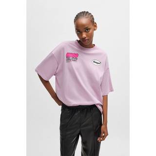 T-shirt med oversize fit i bomuldsjersey med sæsonens grafik