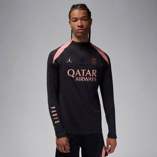 Paris Saint-Germain Strike Third Jordan Dri-FIT-fodboldtræningstrøje til mænd - sort