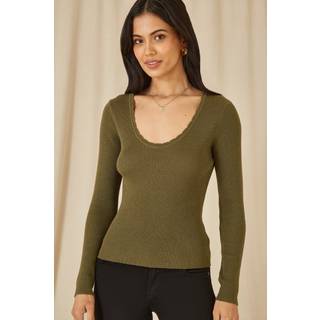 Yumi Metallisk strikket ribstopSmall
