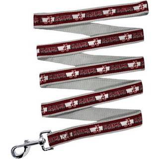 NCAA PET Leash Small Alabama Crimson Tide Hundesnor Skinnende og farverig snor til hunde og katte Licenseret af NCAA New Version