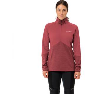 Vaude Women's Larice Halfzip Fleece Jacket Fleecesweatere Damer størrelse 34 farve rød