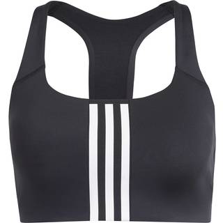 adidas Women's PWIM Medium Support 3S Bra Sports-bh Damer størrelse L - Cup: A/B farve grå