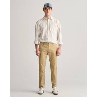GANT Herre Slim fit chinobukser (42/30) DARK KHAKI