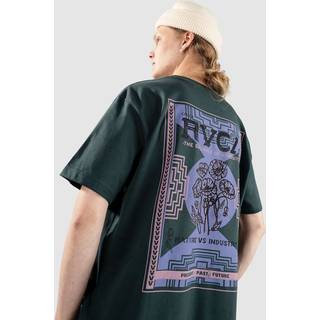 RVCA Poppies T-shirt - S - hunter green