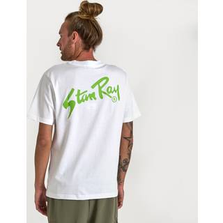 Stan Ray - Stan Og Tee - T-shirts til mænd - White / Lime Green - XXL