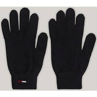 Elongated Flag Rib-Knit Gloves