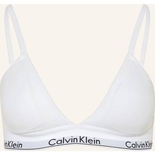 Calvin Klein Modern Cotton Lightly Lined Triangle - White - Medium