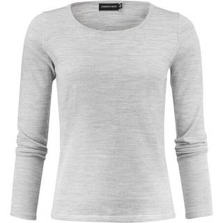 J. Harvest & Frost 2930203 Merino U dame Light Grey Melange 3XL