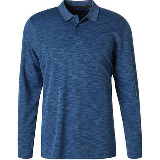 RAGMAN Herren Polo-Shirt blau meliert
