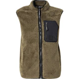 Volcom Muzzer Fuzzar Vest - S - wintermoss