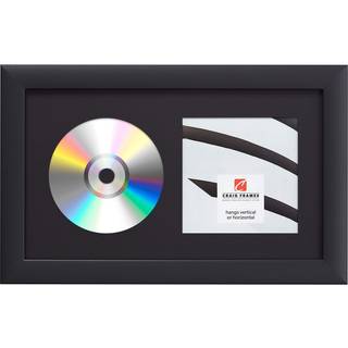 Craig Frames 7x12 sort cd-sk?rmm?tte komplet med 1"""" bred sort ramme (CD1WB3BK)