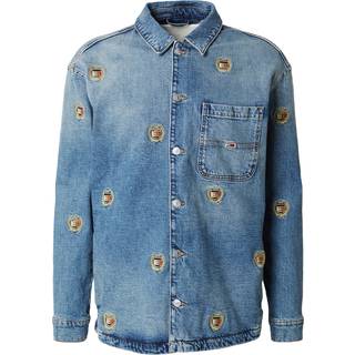 Crest Denim Overshirt, Denim Medium, S