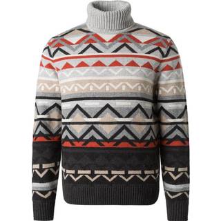 Pierre Cardin Herren Rollkragenpullover multicolor Gemustert