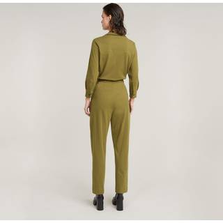 Shirt Jumpsuit - Green - Women