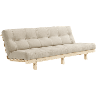 Lean Sovesofa Fra Karup Design i Massiv FSC Fyrretræ | Japandi - 747 Beige - Længde: 200 cm