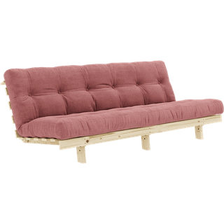 Lean Sovesofa Fra Karup Design i Massiv FSC Fyrretræ | Japandi - 516 Sorbet Pink - Længde: 200 cm