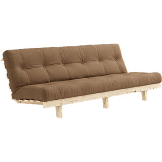 Lean Sovesofa Fra Karup Design i Massiv FSC Fyrretræ | Japandi - 755 Mocca - Længde: 200 cm