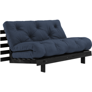 Roots 140 Sovesofa Fra Karup Design i Massiv FSC Fyrretræ | Japandi - Sort lak - 737 Navy