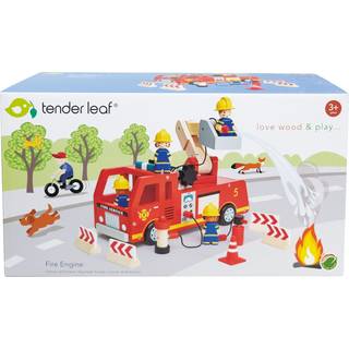 Brandbil af træ, 14 dele