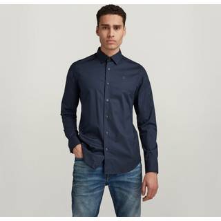 Dressed Super Slim Shirt - Dark blue - Men