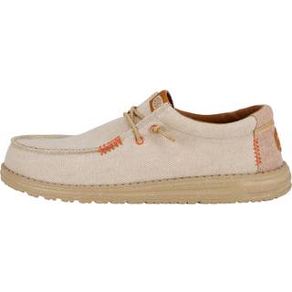 HeyDude Wally Coastline Jute Sneaker Herrer størrelse 44 farve beige