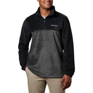 Columbia Men's Steens Mountain Half Zip Black/Grill, Black, Grill, S