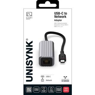 UNISYNK USB-C to Network Adapter 1Gbps G