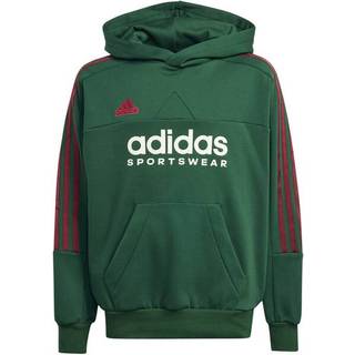 Tiro Nations Pack Hood Kids sweatshirt - Dark Green / Collegiate Burgundy / Cloud White - 152