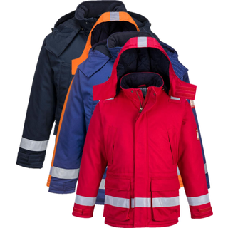 FR antistatisk vinterjakker - Kongeblå (Størrelse: S)