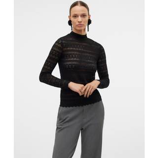 Zoe Lace Bluse, Black, XS