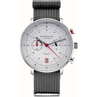 Sternglas S01-HC10-FI04 Herrenuhr Hamburg Chrono Silber