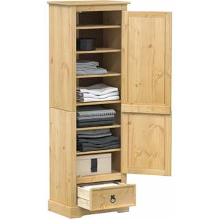 klædeskab Corona 55x38x170 cm massivt fyrretræ