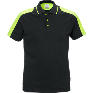 Fristads 111262 Poloshirt i stretch 7448 Sort XL