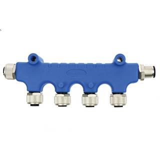 T-kobling NMEA 2000 (4-vejs) Amphenol LTW, 1 han + 5 hun