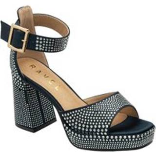 Ravel Ravel Blue Satin Heeled Sandals