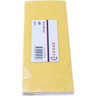 Dronco Tørslibeark, 93x230 mm, 20-pak