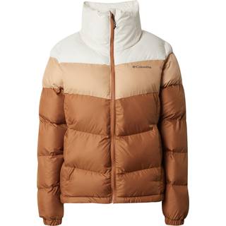 Columbia Women's Puffect II Colorblock Jacket Syntetisk jakke Damer størrelse L farve brun
