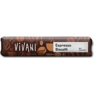 Vivani Espresso Biscotti Bar Økologisk - 40 g