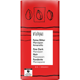 Vivani Mørk Marcipan Amaretto Ø (100 g)