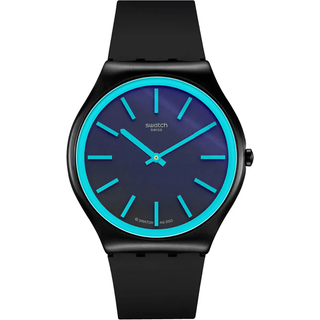 Swatch Obsidian Shimmer Blue Dial Unisex Watch SS07B111
