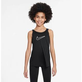 Nike One Classic Dri-FIT Tanktop XS 122-128 Junior Sort - Ideel til løb og træning